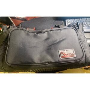 Vintage Lebo Voyager Black/Red Video / Camera Bag With Carrying Strap